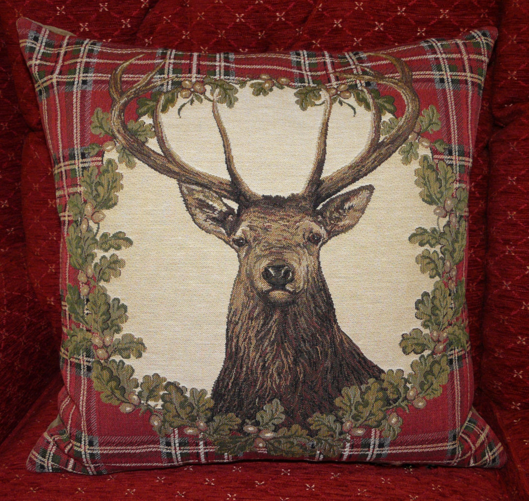 stag-cushion - John Young Furnishings